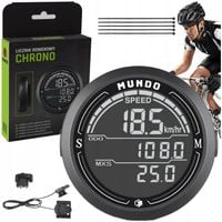 LICZNIK ROWEROWY - DO ROWERU MIERNIK PRĘDKOŚCI WODOODPORNY LCD