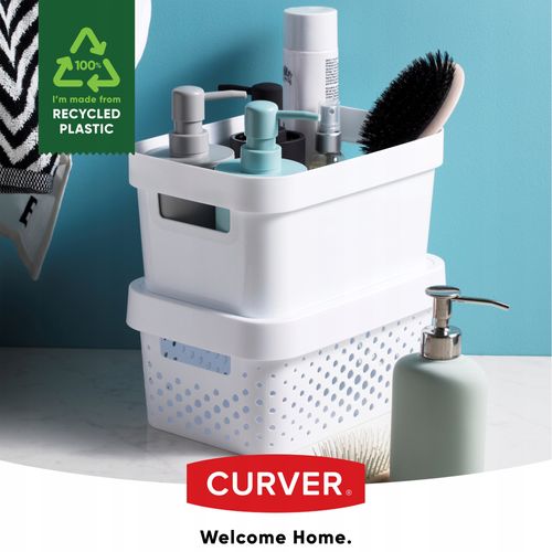 Curver Pojemnik Pudełko Ażurowe Eko 17 L Biały na Arena.pl