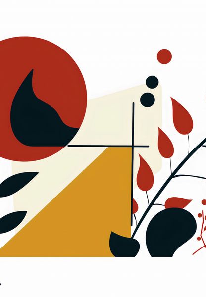 Plakat 68x98cm Ogień i Flora zdjęcie 1