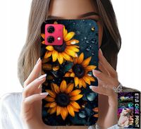 ETUI DO MOTOROLA EDGE 40 NEO - SŁONECZNIKI, SŁONECZNIK, KWIECISTE WZORY