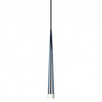 Chromowana lampa wisząca Stylo metalowa do sypialni