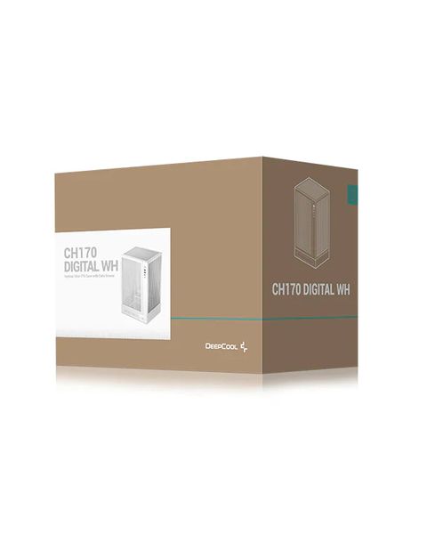 Obudowa do komputera DeepCool CH170 mini ITX Digital Biała zdjęcie 6