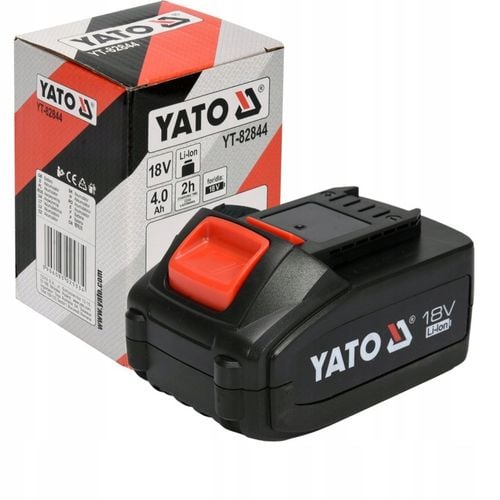 YATO AKUMULATOR BATERIA LITOWO JONOWA 4,0Ah 4Ah 18V YT-82844 DO ŁADOWARKI na Arena.pl