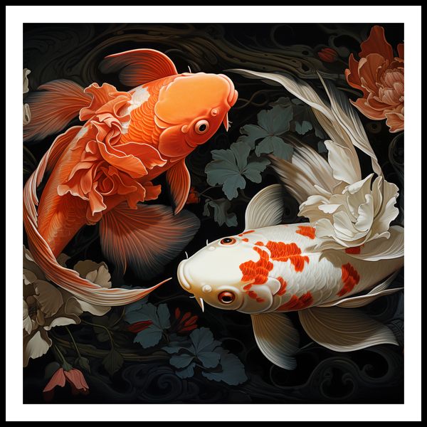 Plakat 100x100cm Harmonijny Taniec zdjęcie 3