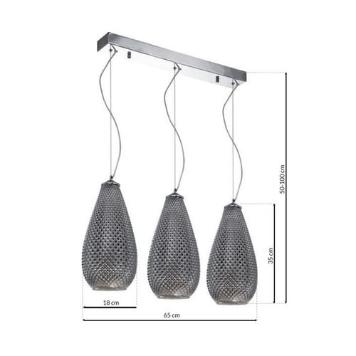 Lampa wisząca PETRA 3xE27 na Arena.pl
