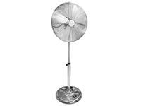 Wentylator stojący 16 60W SREBRNY metalowy