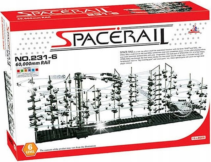 SpaceRail Tor Dla Kulek Level 6 60m Rollercoaster zdjęcie 1