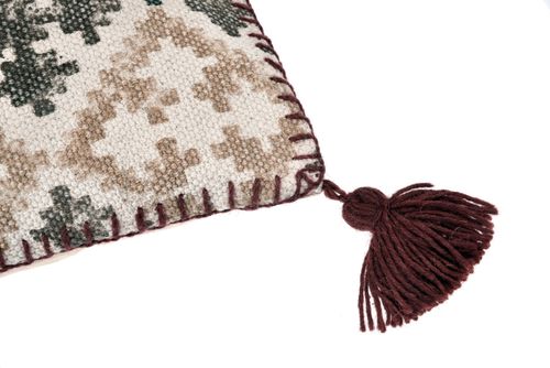 Brązowa poduszka Fiore 50x50cm # na Arena.pl