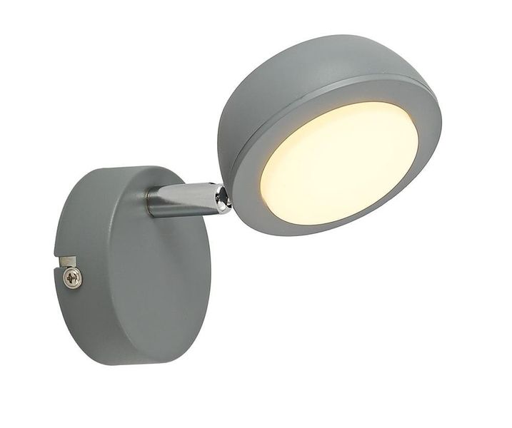 Mild kinkiet 1x6W LED szary 3000K zdjęcie 1