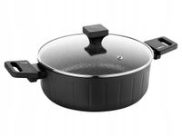 2X Garnek aluminiowy niski FLORINA Verio 28 cm 4,4 l INDUKCJA