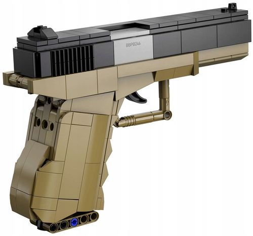 KLOCKI CADA BROŃ GLOCK 17 MECHANICZNY PISTOLET 338 ELEMENTÓW + 5 NABOI na Arena.pl