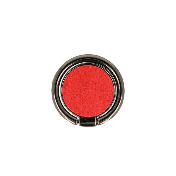 Uchwyt Ring LEATHER - Czerwony zdjęcie 1