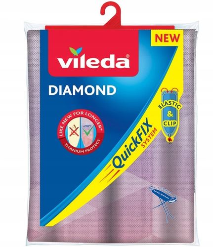 VILEDA POKROWIEC NA DESKĘ DO PRASOWANIA DIAMOND TYTANOWA POWŁOKA na Arena.pl