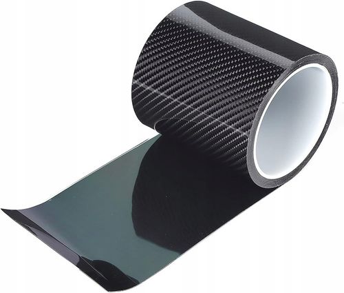TAŚMA FOLIA CARBON NA PROGI OCHRONNA GRUBA ZABEZPIECZAJĄCA PROGI + RAKLA na Arena.pl