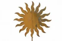 Słońce dekoracja metalowa do ogrodu 117 cm