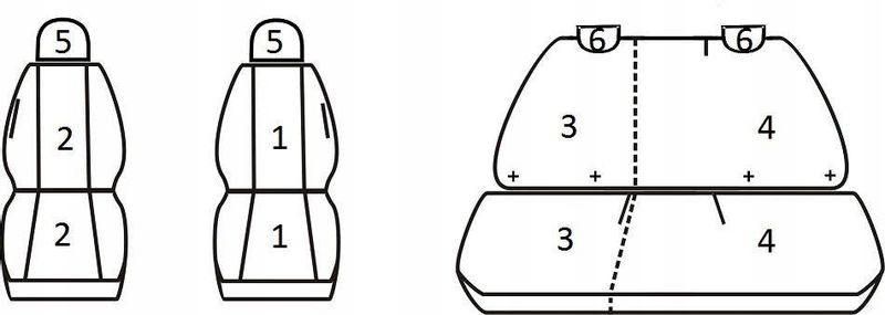 Pokrowce miarowe do Opel Mokka (2012-2019r) zdjęcie 2