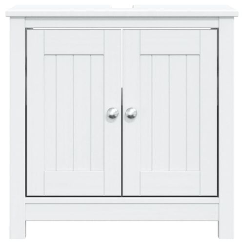 Szafka pod umywalkę BERG, biała, 60x34x59 cm, sosnowa na Arena.pl