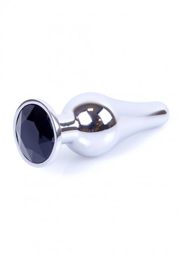 plug jewellery silver butt plug  black na Arena.pl