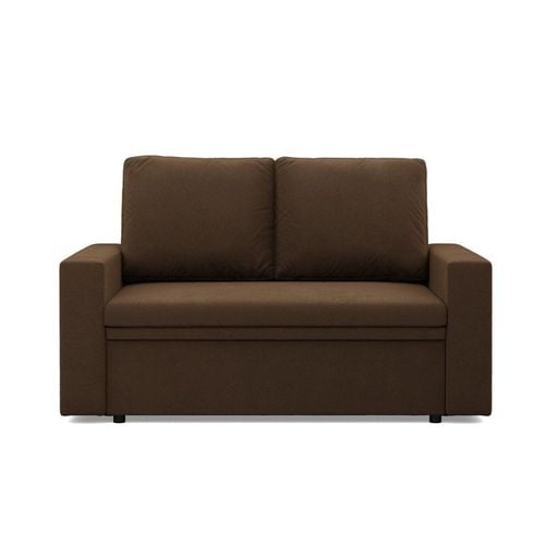 Sofa dwuosobowa, BLOM, Mikrofaza, 148x87x90 cm, brązowy | TYLETEGOTU na Arena.pl