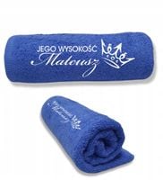 Ręcznik z haftem na DZIEŃ CHŁOPAKA TATY OJCA MĘŻA
