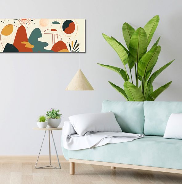 Obraz 90x30cm Kosmos Barw zdjęcie 2