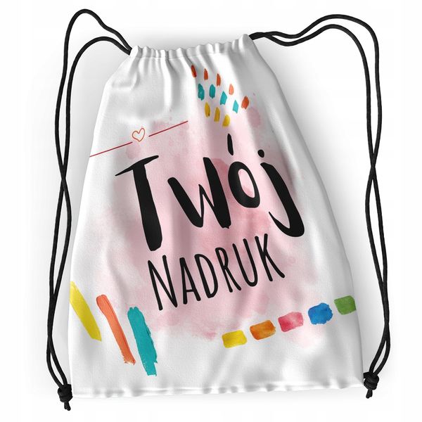 Plecak Dla Babci Sportowy Szkolny Worek Torba Z Nadrukiem Ze Zdjęciem zdjęcie 3