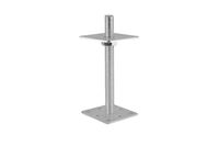 podstawa słupa regulowana, pręt m24*250mm, 80*80mm - lbs psr1