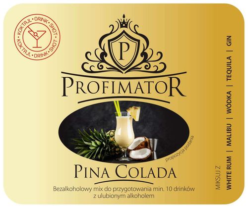 Zaprawka na koktajl PINA COLADA 300 ml PROFIMATOR na Arena.pl