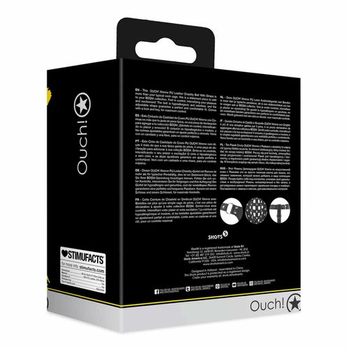 Pu Leather Chastity Jock - Black na Arena.pl