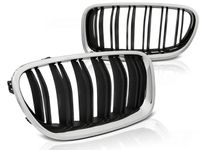 GRILL NERKI BMW 5 F10/F11 10- M5 LOOK CHROME BLACK