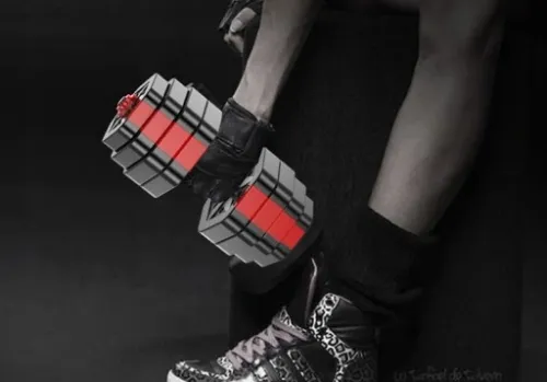 Hantle 2x20kg Bitumiczne Regulowane ZESTAW 40kg na Arena.pl