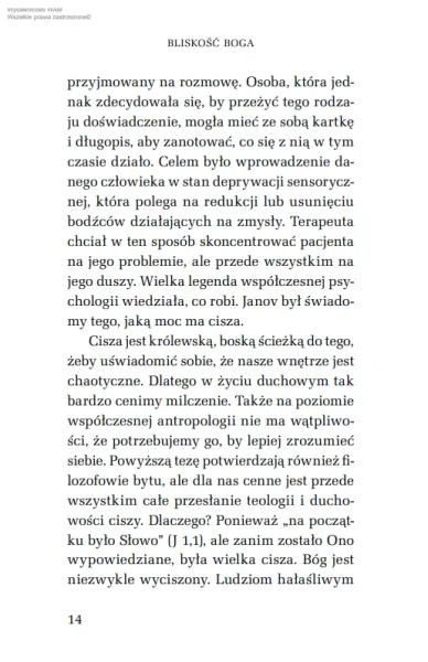 Bliskość Boga. Cisza. Modlitwa. Słuchanie zdjęcie 13
