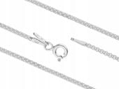 Długi Srebrny Damski Ozdobny Łańcuszek Popcorn 1,7mm Coreana Srebro 70 cm