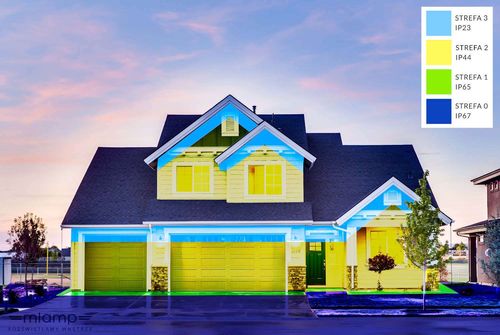 Wpuszczana LAMPA zewnętrzna KURS LED 03908 Ideus kwadratowa OPRAWA metalowy wpust LED 1,6W 4000K outdoor IP54 biały na Arena.pl