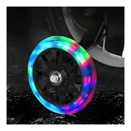 Kółka boczne do roweru LED czarne na Arena.pl