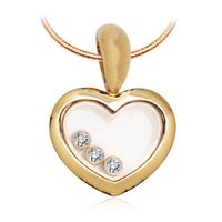 Złoty wisiorek WZD2389 - Diament