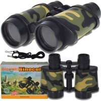 BEZPIECZNA LORNETKA PLASTIKOWA MORO REGULOWANA OGNISKOWA 8x30 DLA DZIECI