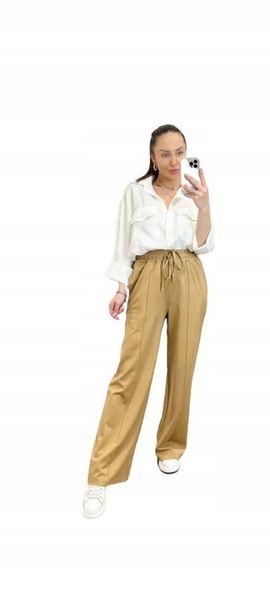 Spodnie Włoskie Wiya Wiskoza Uni Coloniale zdjęcie 1