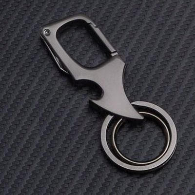 Karabińczyk do kluczy Breloczek Mini Nożyk EDC Otwieracz do butelek 2 kółka na Arena.pl