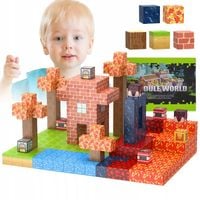 MAGNETYCZNE KLOCKI MINECRAFT 100EL DLA DZIECI ZABAWKA LOSOWE MAGNETYCZNE