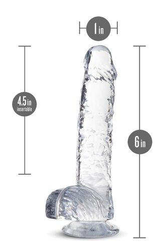 NATURALLY YOURS  6" CRYSTALLINE DILDO  DIAMOND na Arena.pl