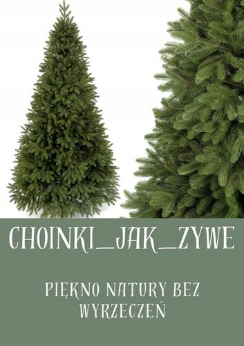 Choinka Ekskluzywna sztuczna Świerk 3D 100% PE 130 cm sylikonowa jak żywa na Arena.pl