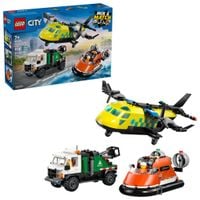 LEGO City 60505 Samolot Ciężarówka Poduszkowiec 3w1 Mix & Match 990 el. 7+