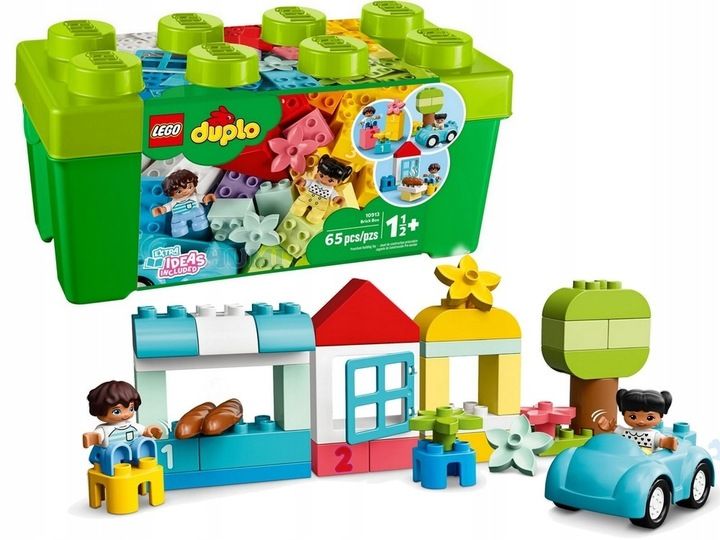 LEGO DUPLO 10913 Skrzynka klocków Pudełko KLOCEK + Torba LEGO na prezent zdjęcie 2