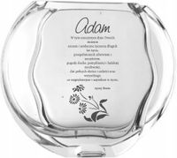 Wazon z grawerem PREZENT na imieniny Jubileusz