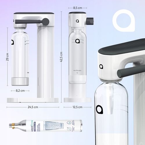 SATURATOR DO GAZOWANIA WODY 3 BUTELKI 0,8L NABÓJ CO2 SYROP SODASTREAM na Arena.pl