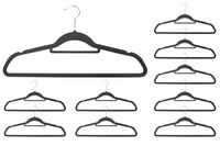 Wieszak welurowy Maxi komplet 5 szt grafitowy