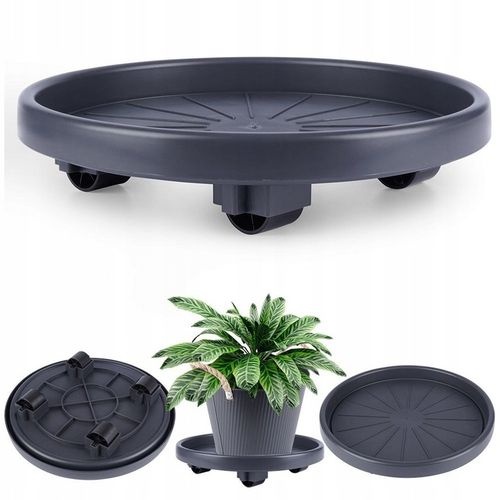 Podstawka POD DONICZKĘ donicę roślinę kwiatek na kółkach przesuwania na Arena.pl