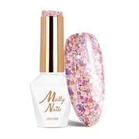 Lakier hybrydowy LED/UV Gel Polish MollyNails Crushed Diamonds Nr 534 8g