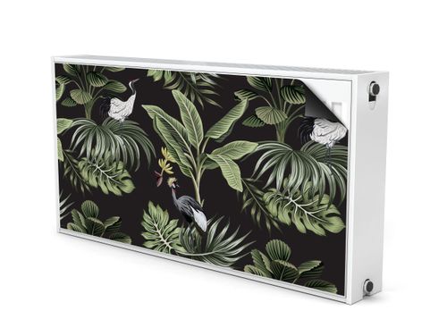 OSŁONA MAGNETYCZNA Na Kaloryfer Liście Tropikalne Ptaki 100cm x 60cm na Arena.pl